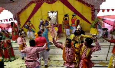 Holi Phag festival concluded in Jaipur's adorable Govind Dev ji temple