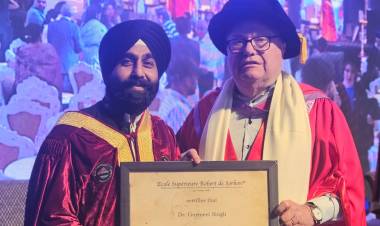 Dr. Gurmeet Singh becomes the first Sikh from India to be inducted into the Board of Trustees of ESRDS-France