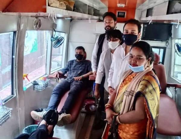 BJYM organized 70 blood donation camp