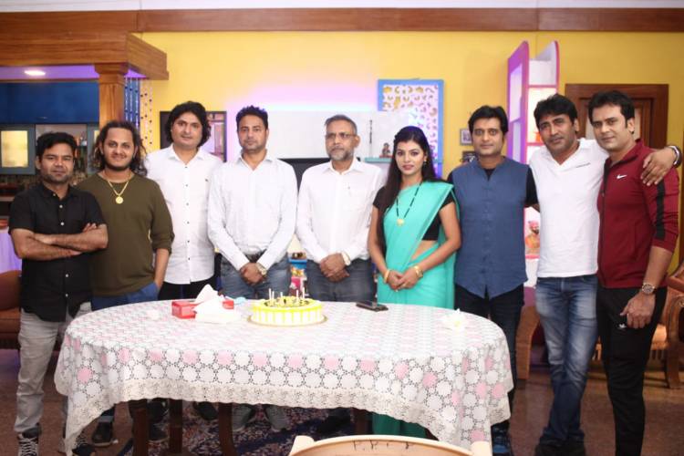 Celebrated when 50 episodes of 'Kisko Stop Hain Sawayra' aired on DD Kisan