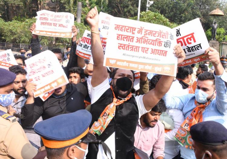 Arnab's arrest in Mumbai, openly killing democracy - Tejinder Sing Tiwana