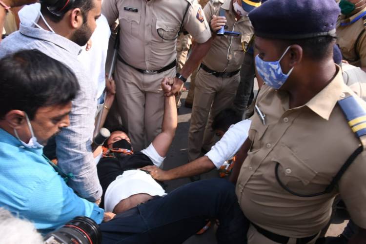 Arnab's arrest in Mumbai, openly killing democracy - Tejinder Sing Tiwana